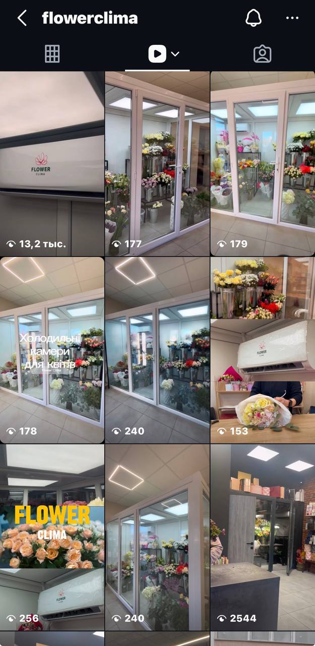 Reels @flowerclima — перегляди